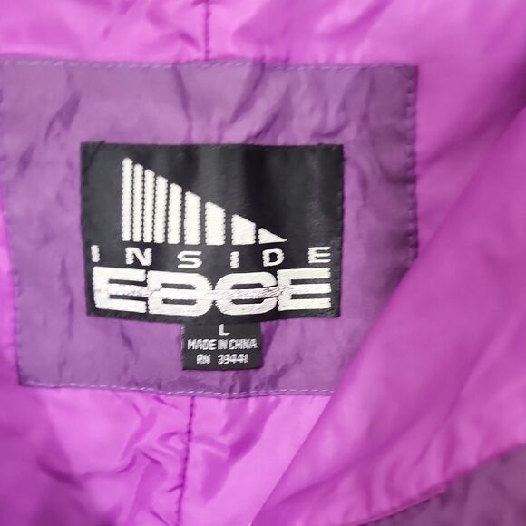 Vintage Inside Edge Vibrant Purple High-Waisted Ski Pants size L - Picture 8 of 10
